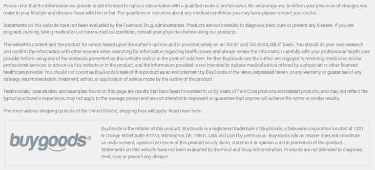 Disclaimer and Health Disclosure - HealthFactsZone